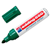 EDDING MARCADOR PERMANENTE 550 3-4mm VERDE 550-04